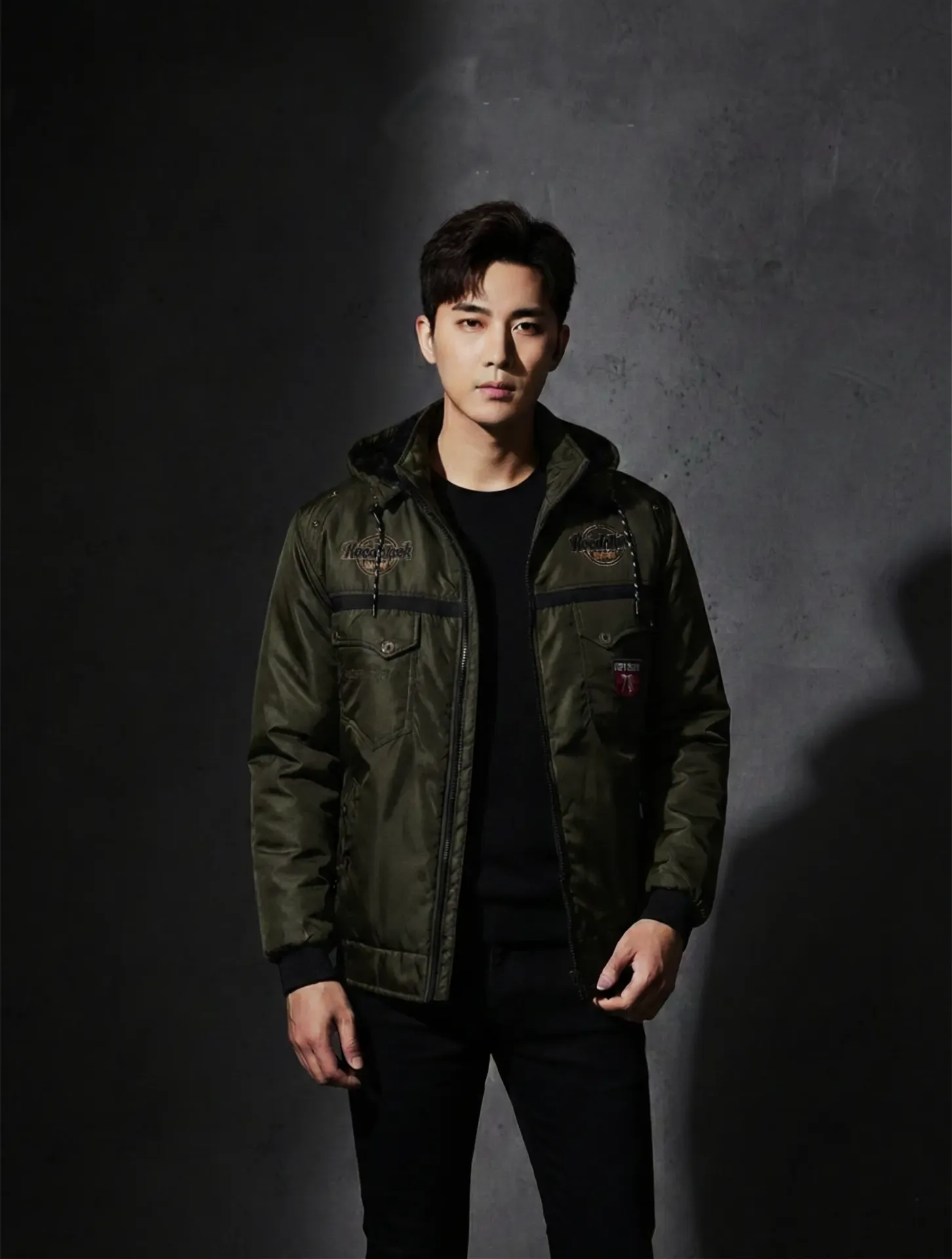 Men Solid Jacket